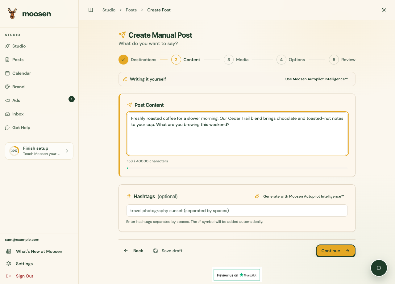 Reddit title and body fields in the post composer.